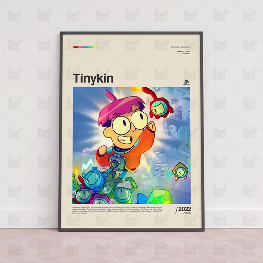 Discover Tinykin Poster, Gaming Room Poster, Gaming Wall Poster, Gaming Print Poster, Game Gift, Video Games Poster