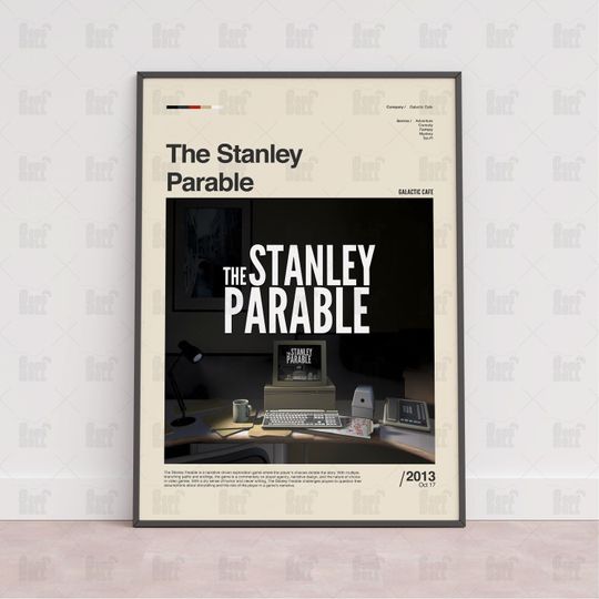 Discover The Stanley Parable Poster, Gaming Room Poster, Gaming Wall Poster, Gaming Print Poster, Game Gift, Video Games Poster, Gaming Art