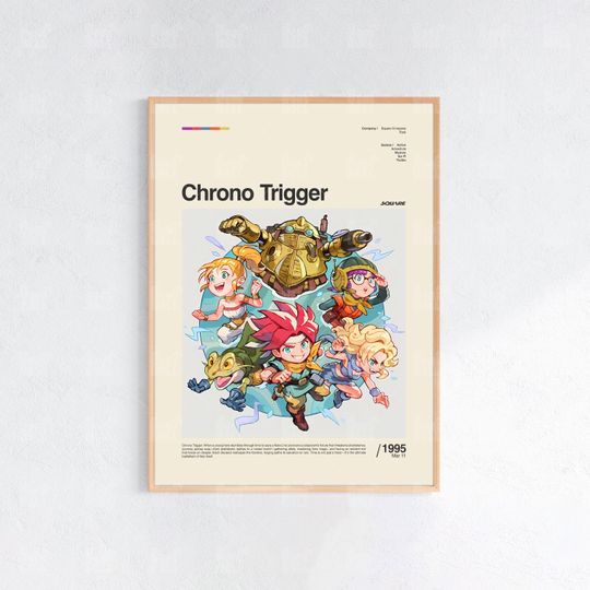 Discover Chrono Trigger Poster, Gaming Room Poster, Gaming Wall Poster,Gaming Print Poster, Game Gift,Video Games Poster,Gaming Art Wall Decor,Gaming