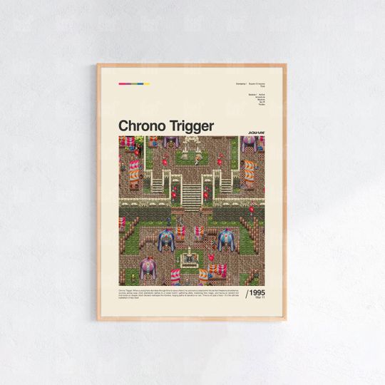 Discover Chrono Trigger Poster, Gaming Room Poster, Gaming Wall Poster,Gaming Print Poster, Game Gift,Video Games Poster,Gaming Art Wall Decor,Gaming
