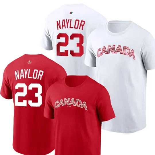 Discover Bo Naylor  #23 Canada Baseball 2026 World Baseball Classic Name& Number Gift