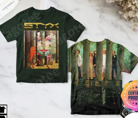 Discover Styxs The Grand Illusion Album Cover 3D T-Shirt