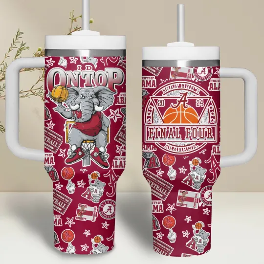 Discover Albm Game Day Fan Gift 40oz Insulated Travel Tumbler