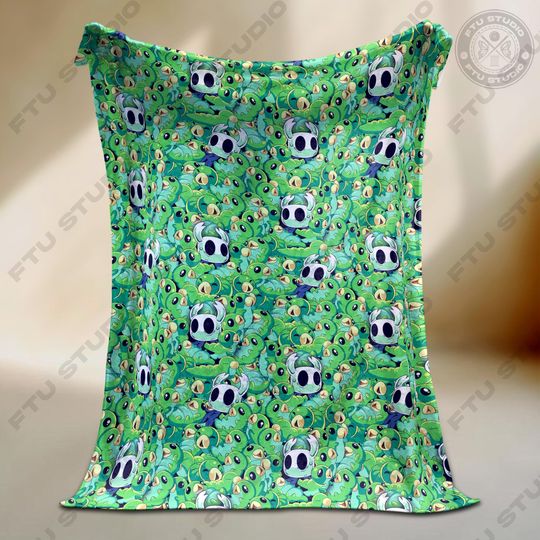 Grub Hollow Knight Blanket Movie Shirt - Hornet Character Fantasy Throw Indie Game Fan Gift