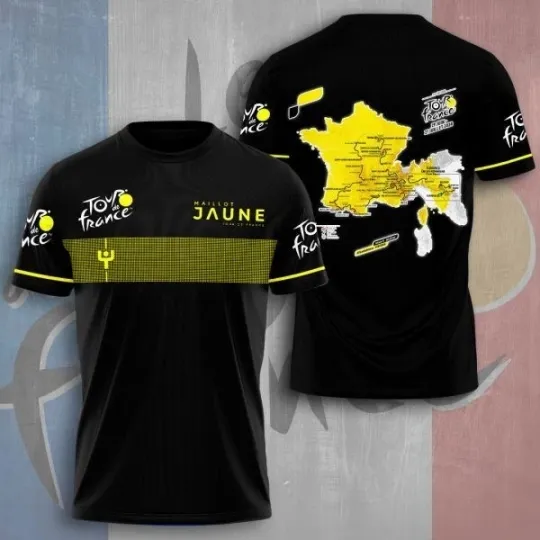 Tour de France 3D T-Shirt 2025