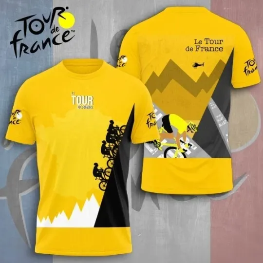 Discover Popular Tour De France Racing Gift For fan 3D T Shirt Full Size S-5XL SG2308