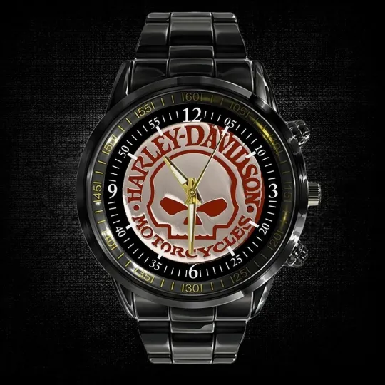 Discover Harley Motor Racing Davidsonn Black Stainless Steel Watch