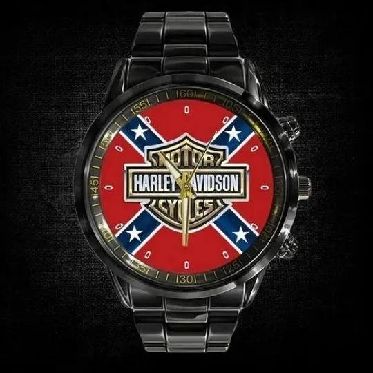 Discover Harley Motor Racing Davidsonn Black Stainless Steel Watch