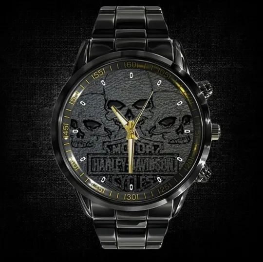 Discover Harley Motor Racing Davidsonn Black Stainless Steel Watch