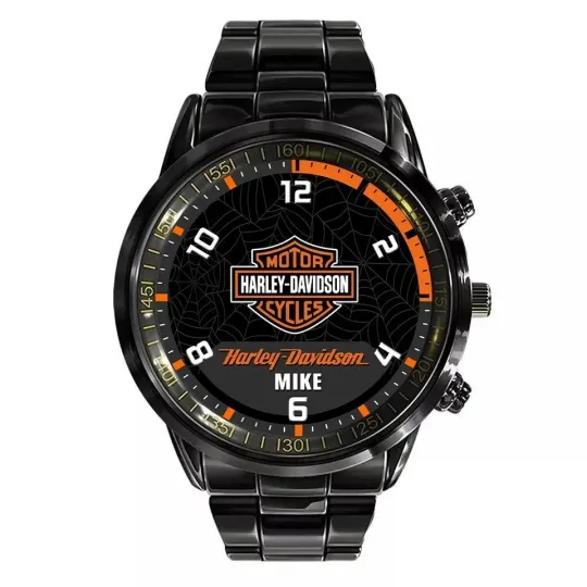 Discover Harley Motor Racing Davidsonn Black Stainless Steel Watch