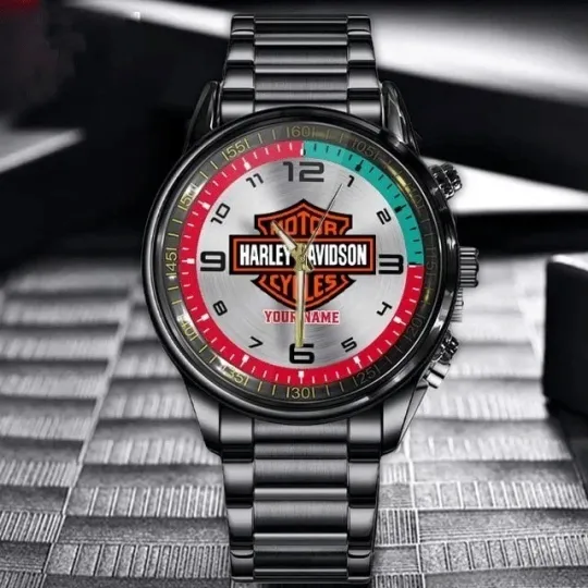 Discover Harley Motor Racing Davidsonn Black Stainless Steel Watch