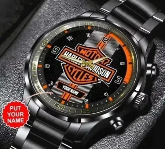 Discover Harley Motor Racing Davidsonn Black Stainless Steel Watch
