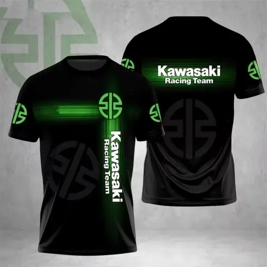 Kawasakii Racing Team AOP 3D T-Shirt Unisex