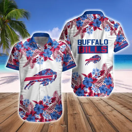 Discover Buffalo Bills Tropical Blizzard Hawaiian Shirt