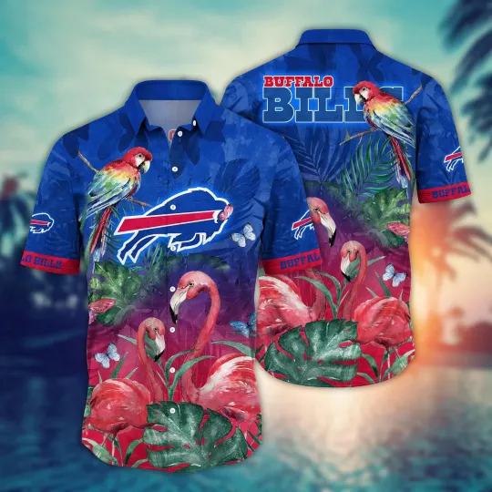 Discover Buffalo Bills Fresh Mowed Lawns Aloha Hawaiian Shirt
