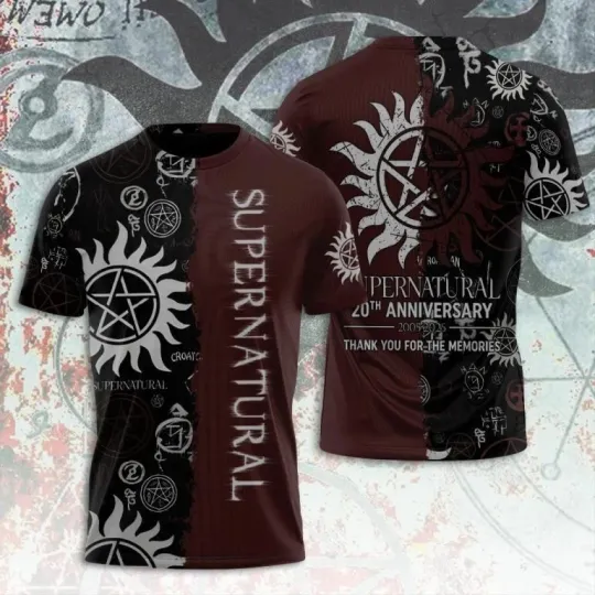 Supernatural 3D T-Shirt  Fans Clothing