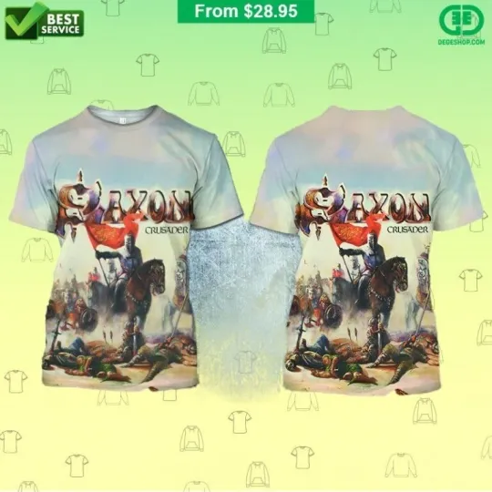 Discover Saxon Crusader 3D T-Shirt Unisex