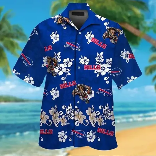 Discover Buffalo Bills Hawaiian Shirt Sleeve Sum Tropical For Disney Lovers