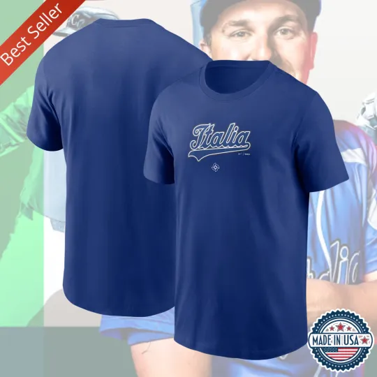 Discover FAST SHIP! Italy Baseball Team 2026 World Baseball Classic T-Shirt Reprint S-5XL