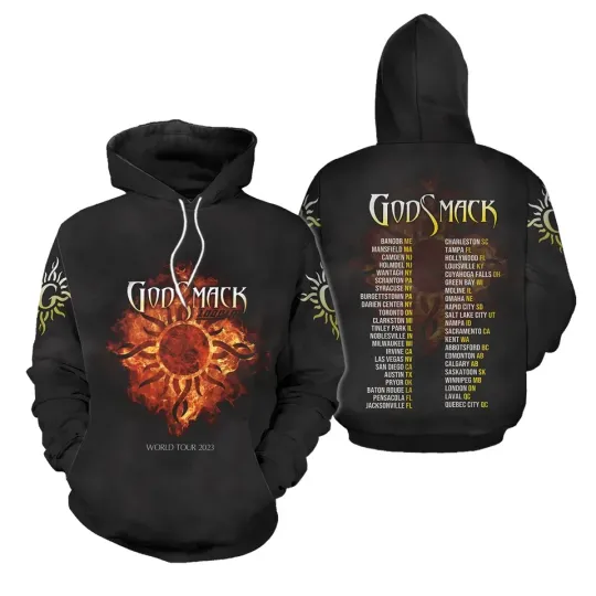 Discover Godsmack Music Band Tour 3D Hoodie