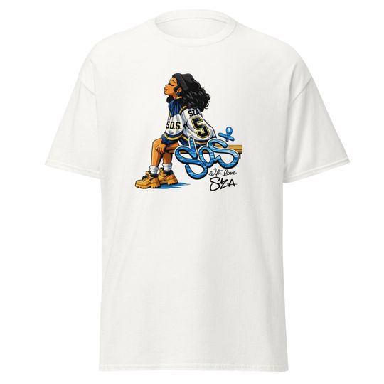 SZA S.O.S. With Love Cartoon Tee