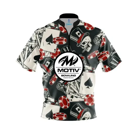 Discover Custom Name Motiv Dead Man’s Hand Bowling Jersey Shirt - All Size