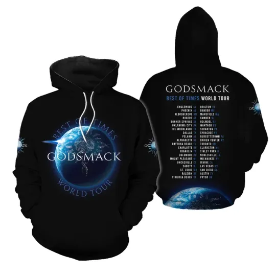 Discover Godsmack Music Band Tour 3D Hoodie