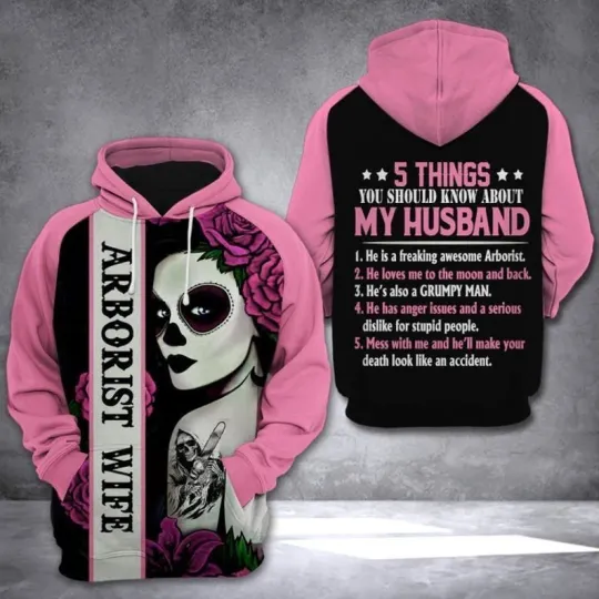 Discover Arborist Wife Unisex 3D Hoodies