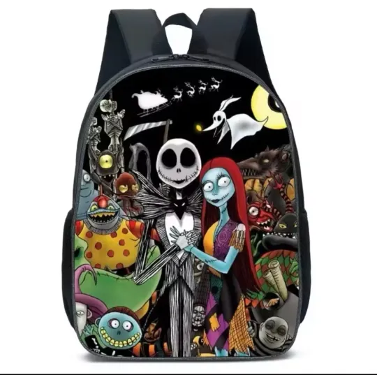 Discover The Nightmare Before Christmas Student Backpack Large Capacity