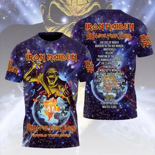 Discover IRM 2026 World Tour 3D Shirt