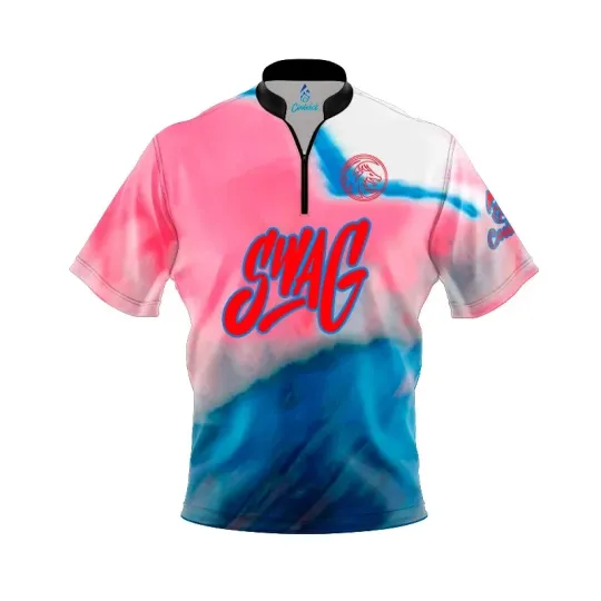 Discover Custom Name SWAG Dragon Cotton Candy Bowling Jersey Shirt Gifts - USA Size