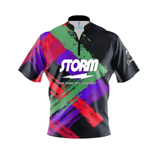 Discover Personalized Name Storm Stacker Bowling Jersey Shirts All Size