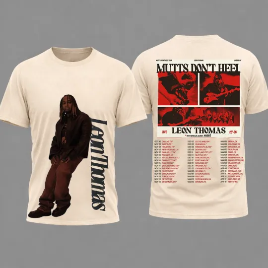 Discover Leon Thomas “Mutts Don't Heel” World Tour 2026 USA Tour