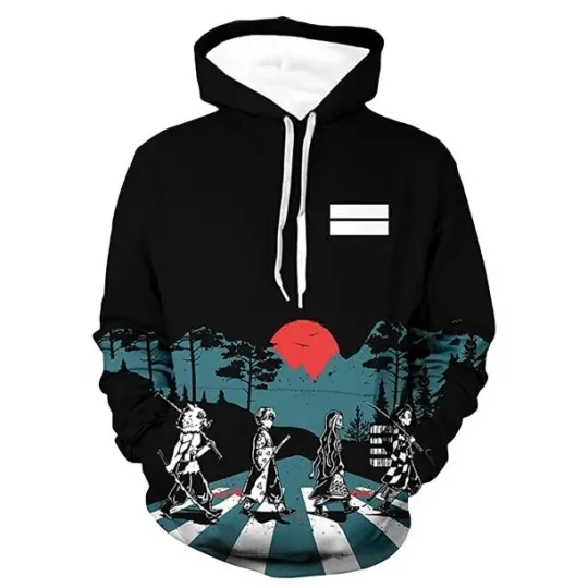 Discover Cyan oak demon 3D Hoodie For Men Women, Anime Character Printed Kimetsu No