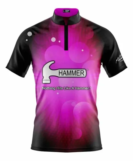CUSTOM NAME Hammer Shine Bowling Jersey Long & Short Sleeve Shirts