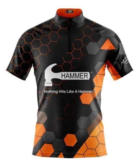 Discover CUSTOM NAME Hammer Apricot Bowling Jersey Long & Short Sleeve Shirts