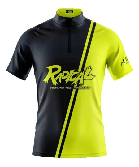 Discover CUSTOM NAME Radical Amber Bowling Jersey Long & Short Sleeve Shirts