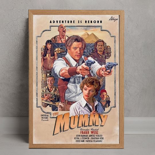 The Mummy Movie Poster, Wall Art Decor, Room Decoration