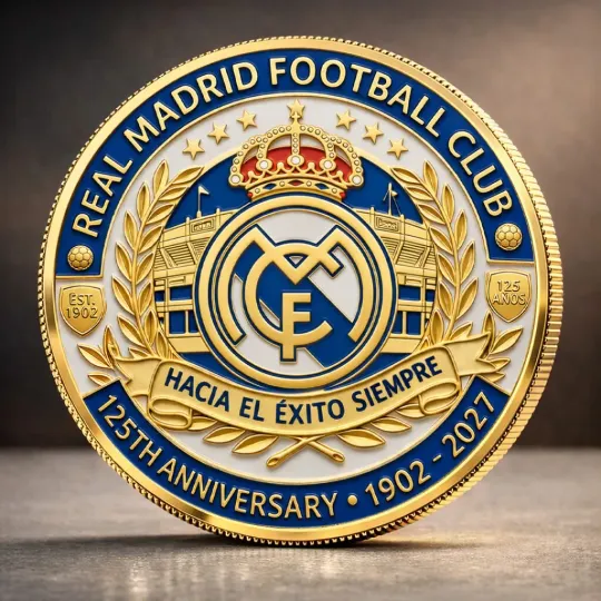 Discover Real Madrid 125th Anniversary Commemorative Coin