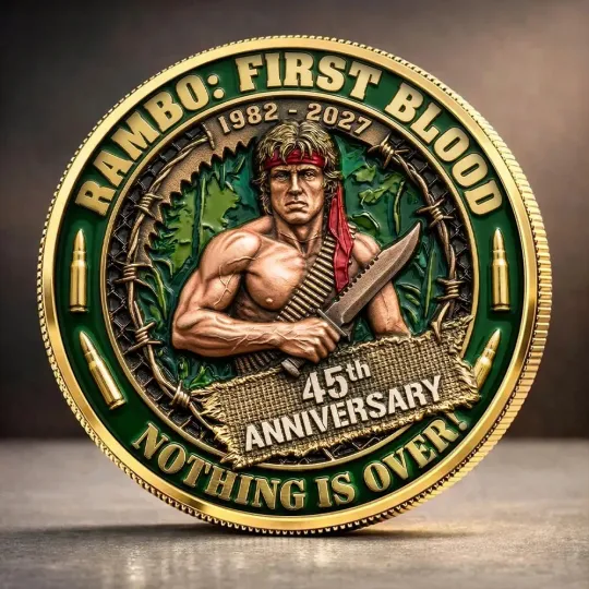 Discover Rambo 45th Anniversary Commemorative Coin