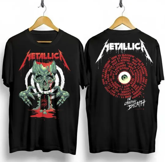 Discover Metallica M72 Tour 2025–2026 Two-Sided T-Shirt
