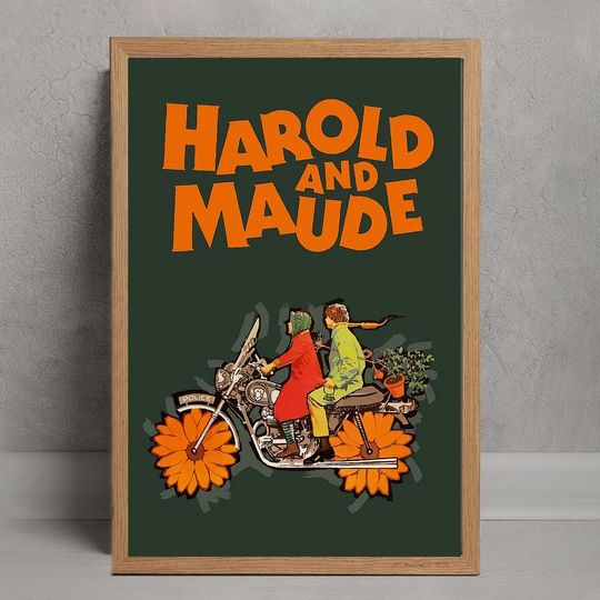 Discover Harold and Maude Movie Poster, Wall Art Decor, Room Decoration