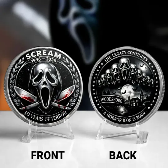Discover Scream 30th Anniversarys Commemorative Coin