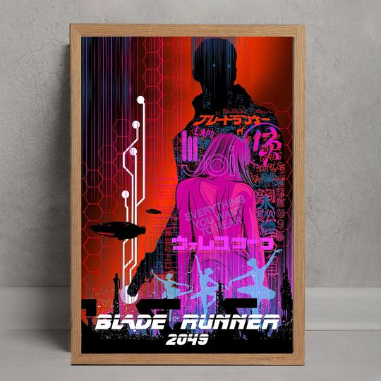 Blade Runner 2049 Movie Poster, Wall Art Decor, Room Decoration