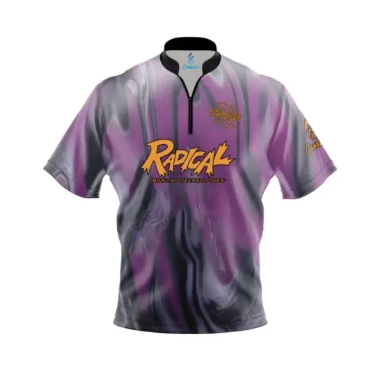 Personalized Name Radical Zig Zag Solid Bowling Jersey Shirts All Size