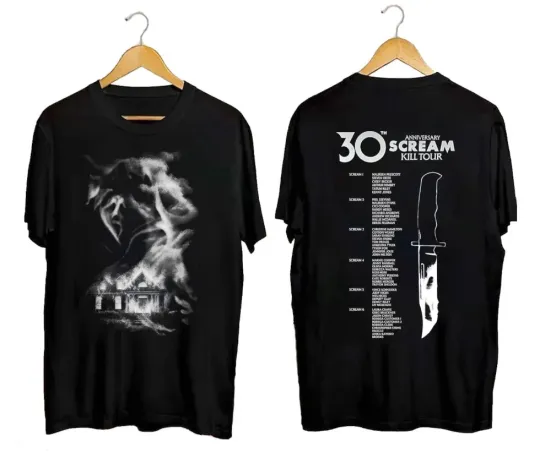 Discover Scream 7 30th Anniversary Kill Tour 2026 T-Shirt