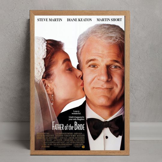 Discover Father of the Bride Movie Poster, Wall Art Decor, Room Decoration, Personalized Gifts, Canvas Film Poster