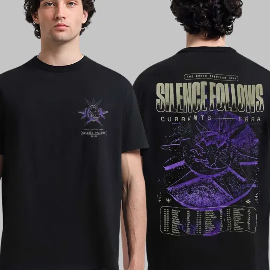 Discover 2 Sides Erra The Silence Follows North American Tour 2026 Unisex Shirt S-5XL