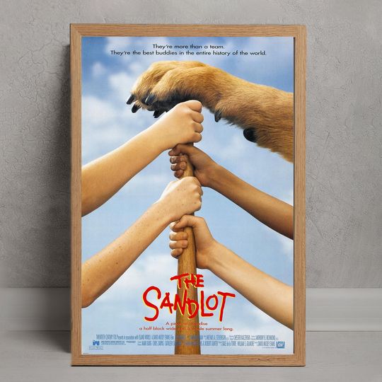 Discover The Sandlot Movie Poster, Wall Art Decor, Room Decoration, Personalized Gifts, Canvas Film Poster