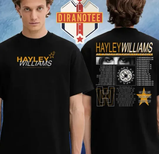 Discover Hayley Williams1 Merch At A Bachelorette Party 2026 Tour Unisex T-Shirt